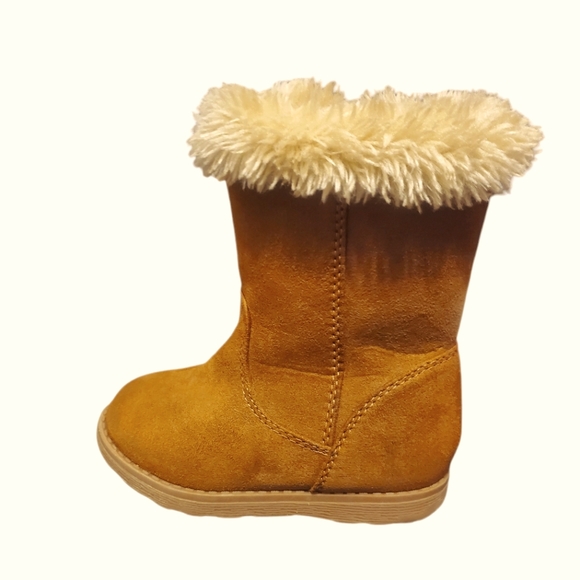Girls' Leah Zipper Slip-on Shearling Boots - Cat & Jack - Picture 2 of 10